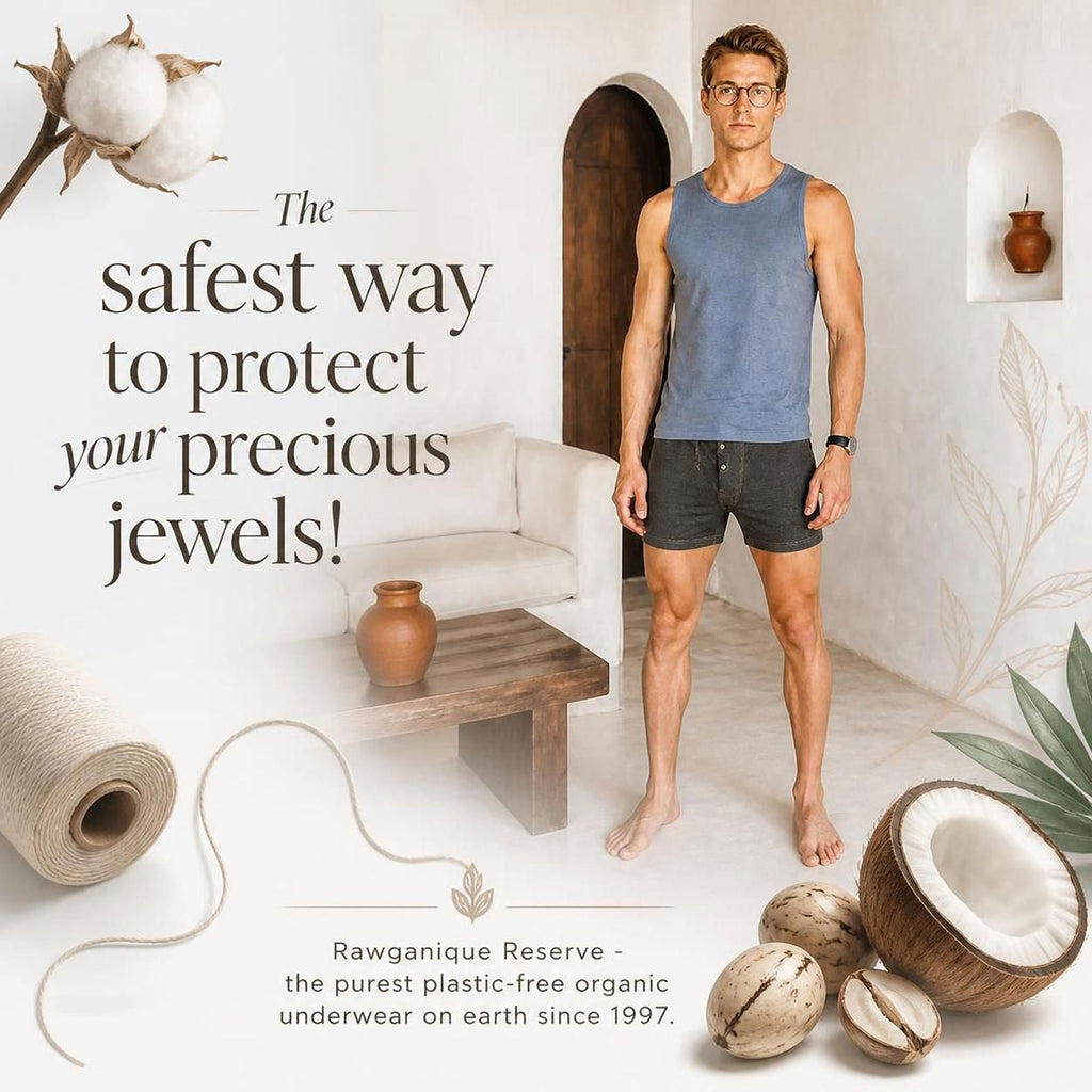 plastic-free 100% organic cotton boxer briefs