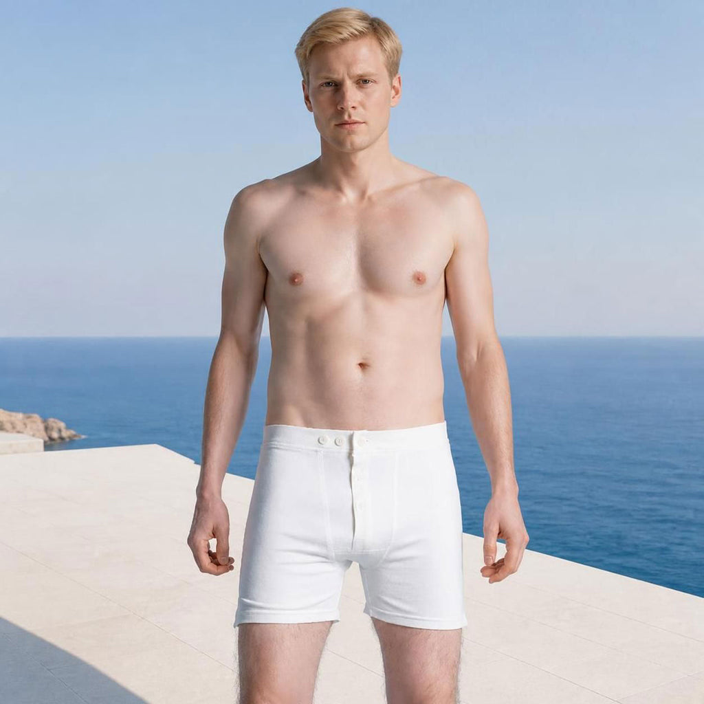 elastic-free 100% certified organic cotton boxer briefs plastic-free polyester-free
