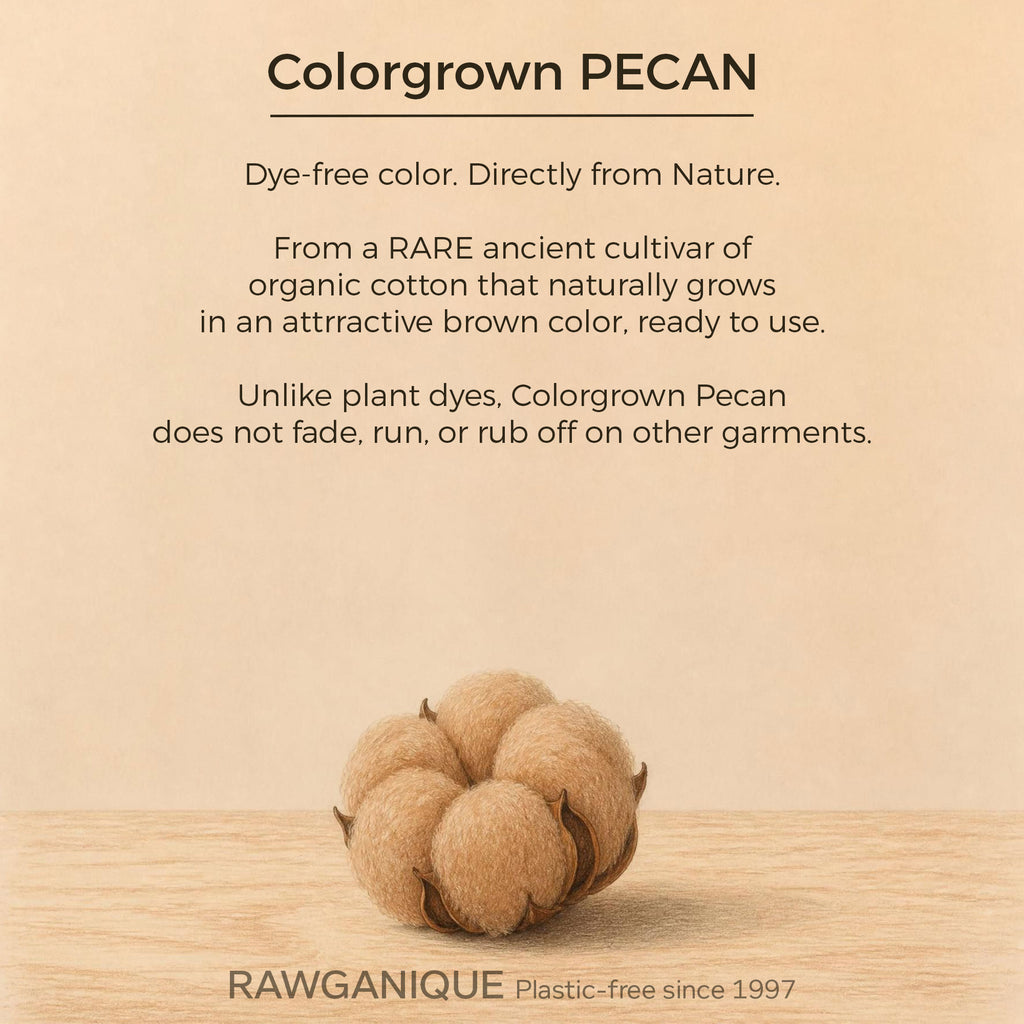 colorgrown organic cotton in brown color