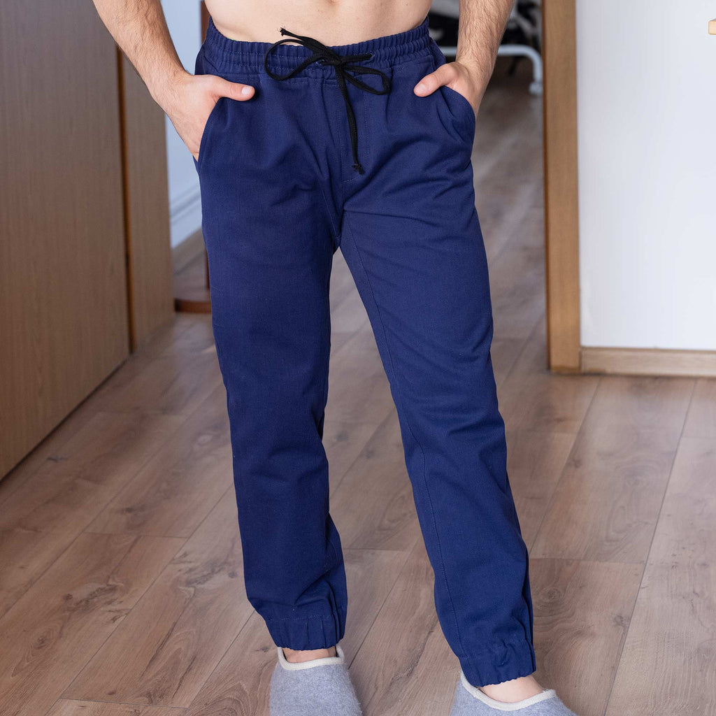 100% organic cotton joggers no polyester