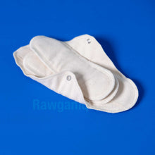 Load image into Gallery viewer, organic cotton menstrual period pads made in usa