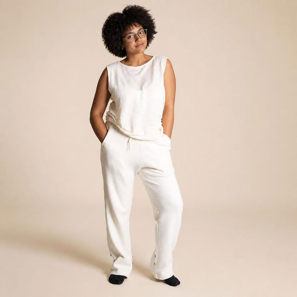 organic cotton fleece sweatpants synthetics-free