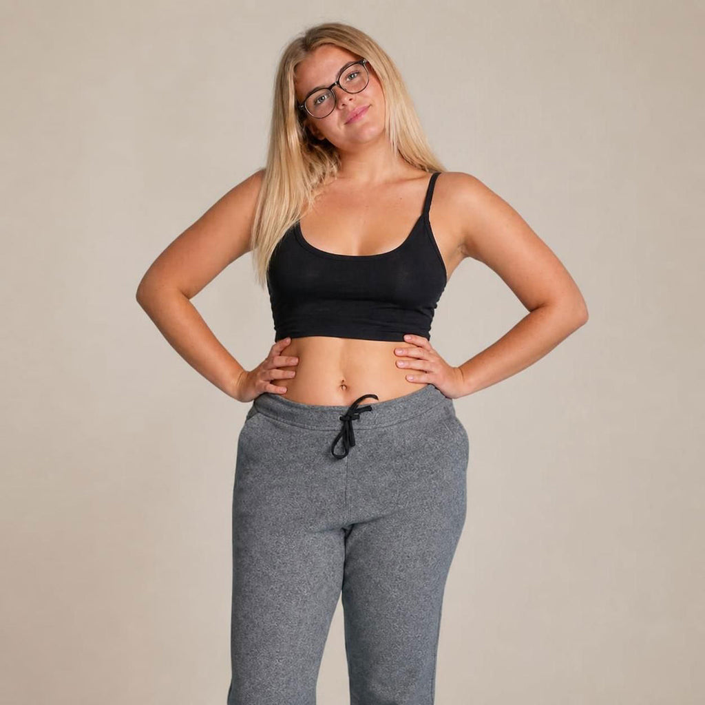 elastic-free 100% organic cotton sweat pants jogger pants plastic-free