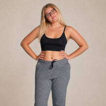Load image into Gallery viewer, elastic-free 100% organic cotton sweat pants jogger pants plastic-free