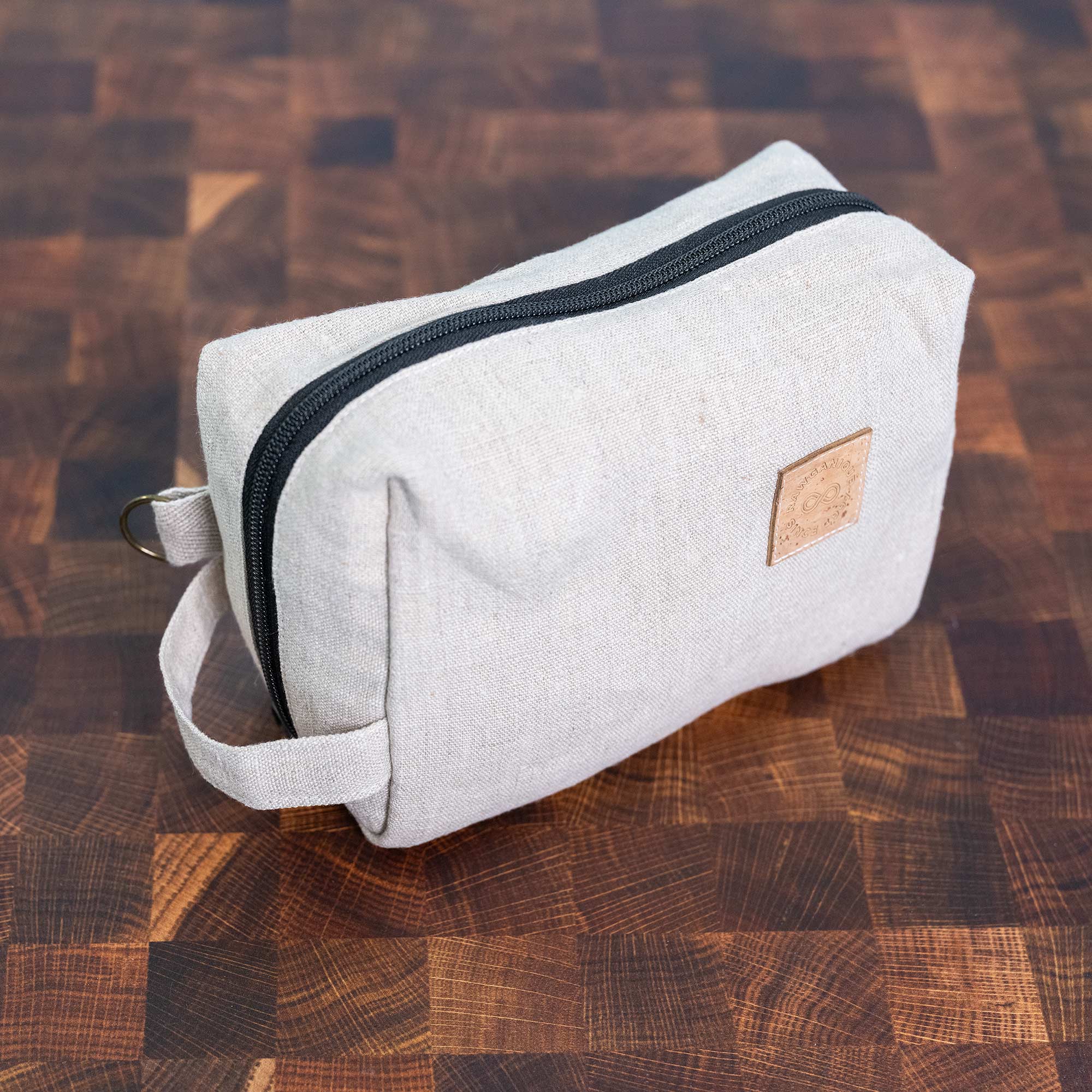 bulk travel toiletry bag BALI Organic Hemp Dopp Kit / Toiletries & Travel Accessories Organizer Bag  (Lined with Organic Hemp) (YKK Zippers) (99.95% Biodegradable)