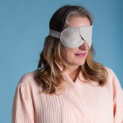 organic linen eyeshade