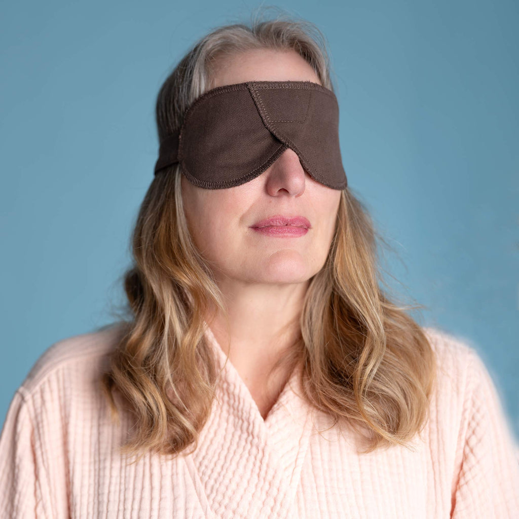 100% organic cotton sleep mask