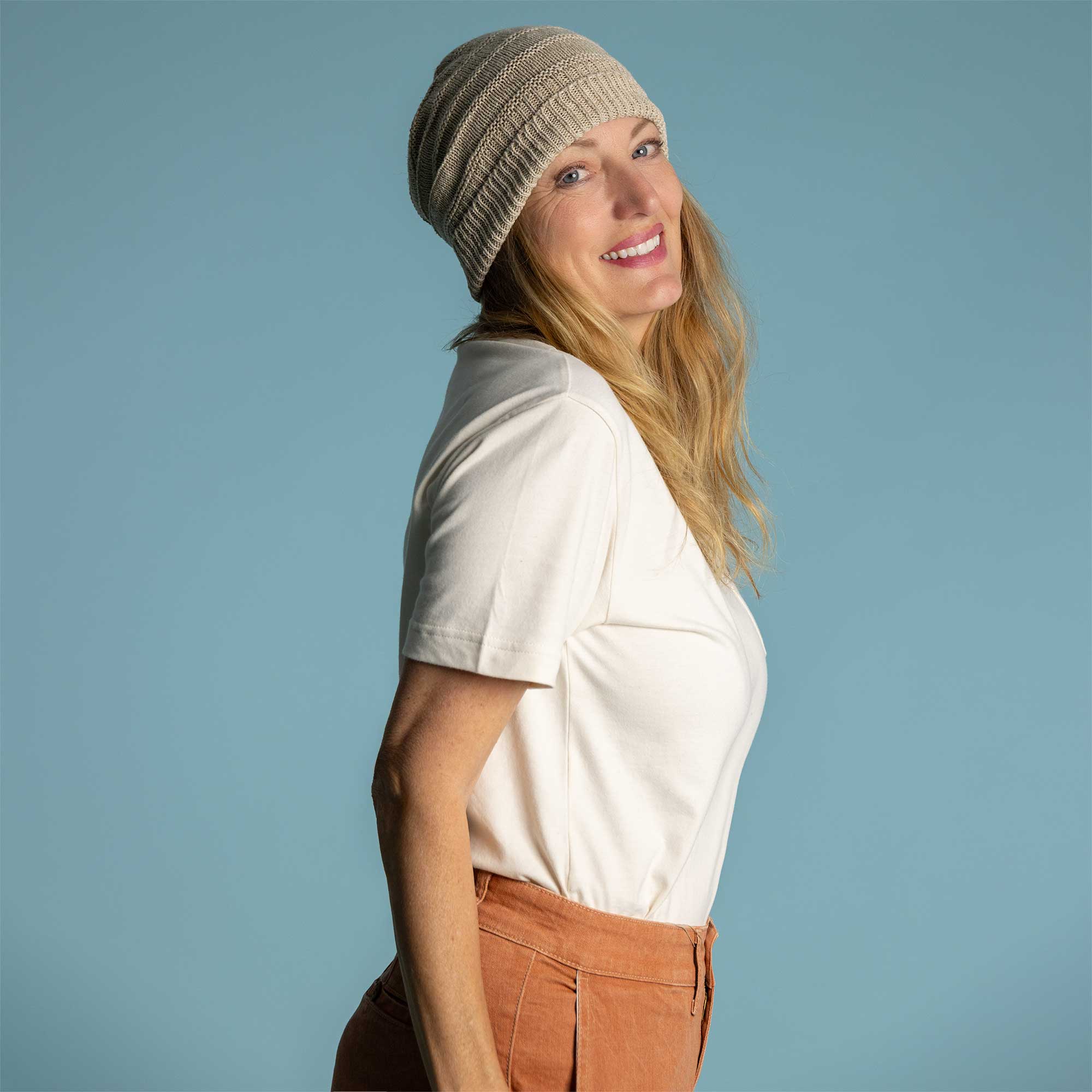 Cavvas Hemp Beanie – Unisex Eco-Friendly Vegan Hat – 52% Hemp / 48% Flax – Made In Romania