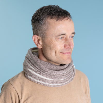 100% organic merino scarf