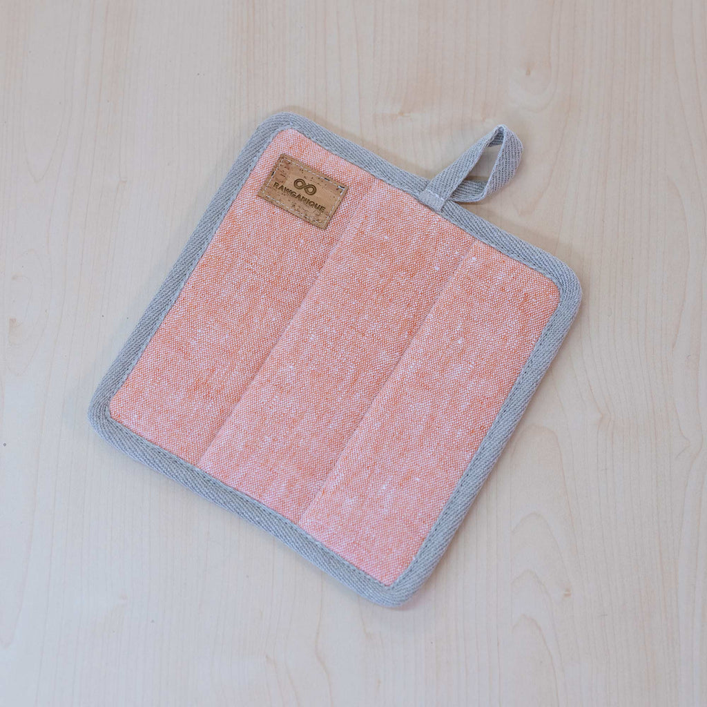 organic linen potholder