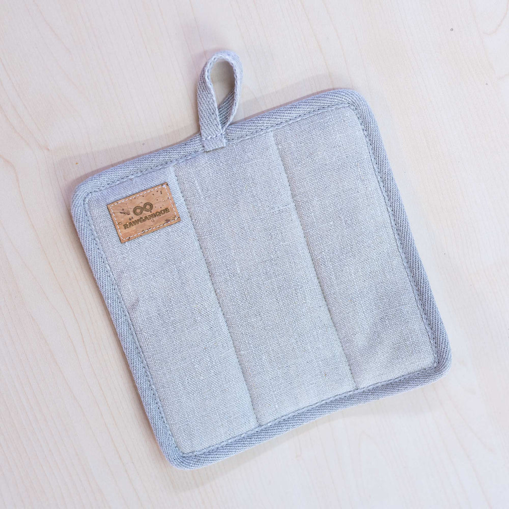 organic linen pot holder