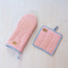 Load image into Gallery viewer, organic linen potholder oven mitt