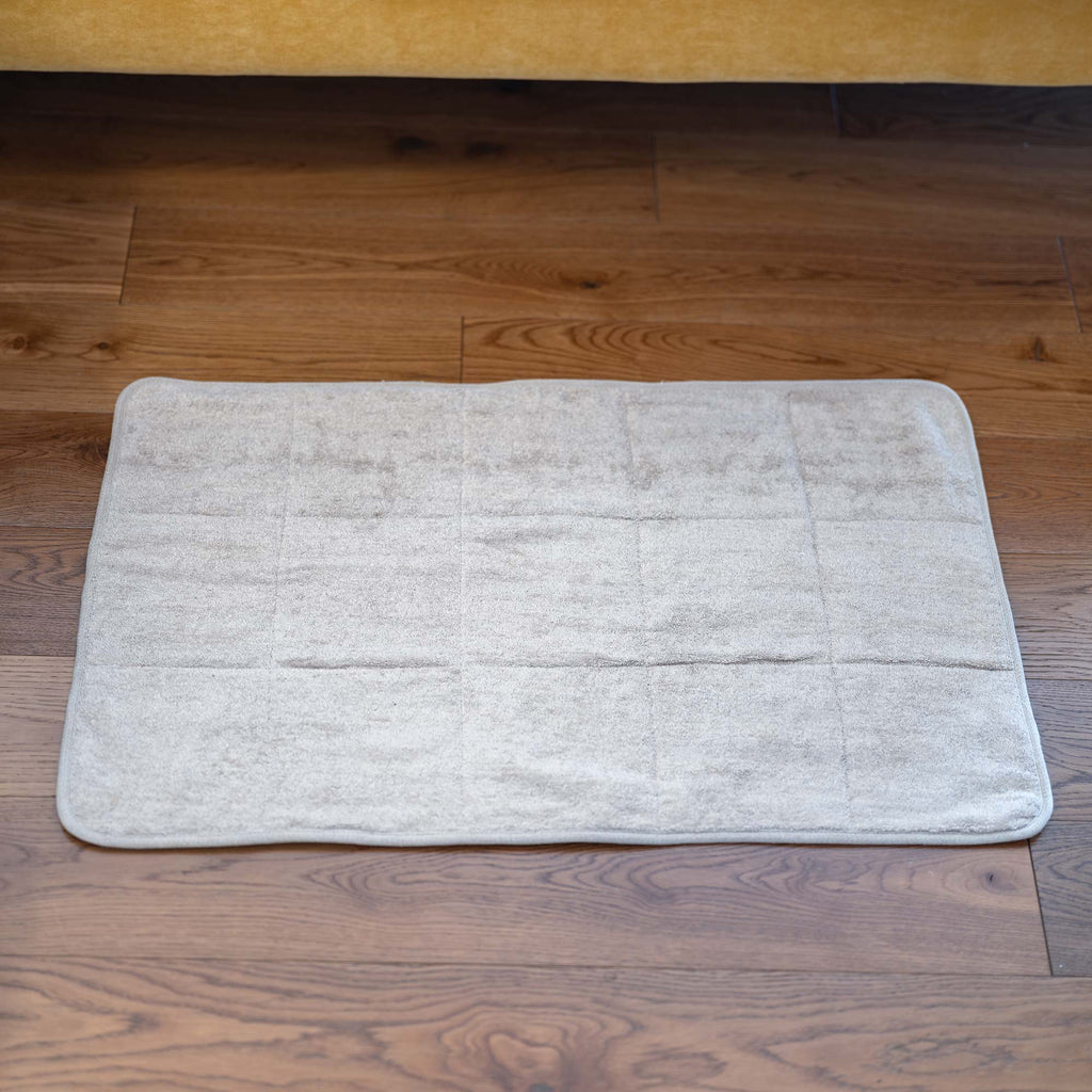 organic linen bathmat