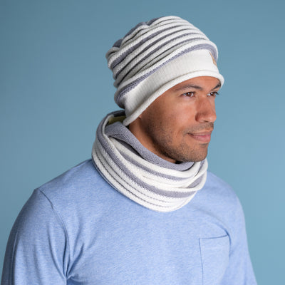 100% organic merino wool infinity scarf