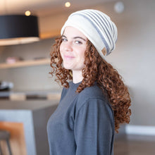 Load image into Gallery viewer, organic merino wool beanie hat plastic-free