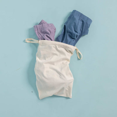 100% organic cotton laundry garment bag