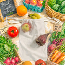 Load image into Gallery viewer, 100% organic cotton produce bags polyester-free