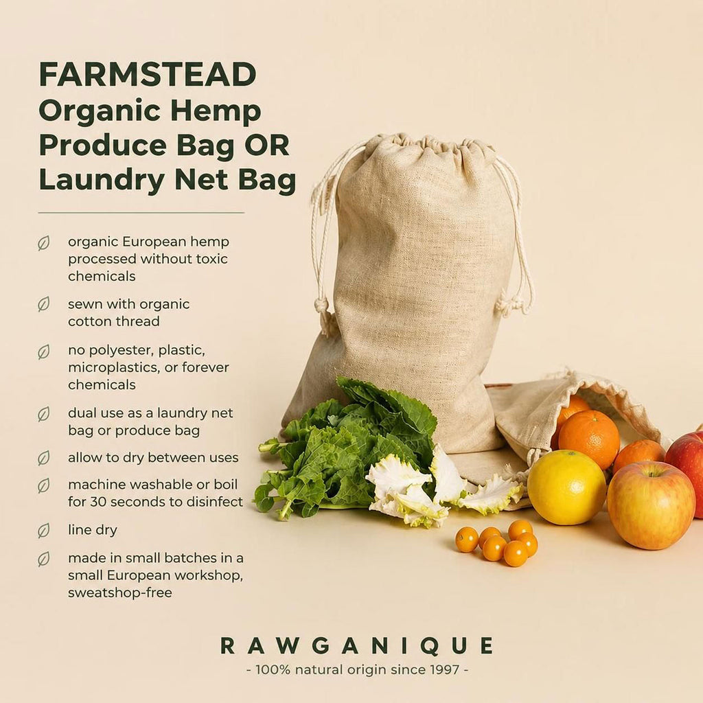 plastic-free hemp produce bags
