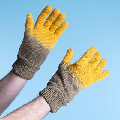 elastic-free organic merino wool winter gloves