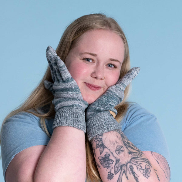 Elastic-free 100% Organic Merino Gloves (Hypoallergenic