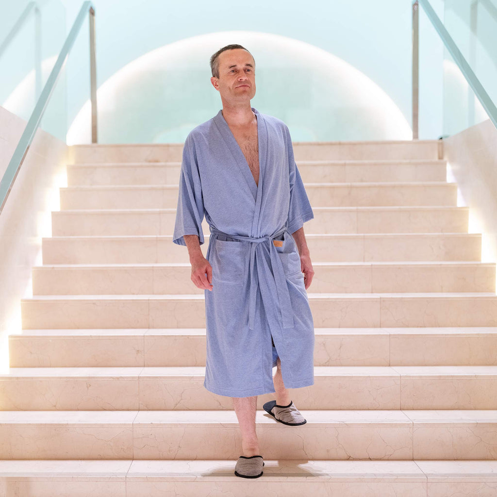 Chemical-free  organic cotton house robe