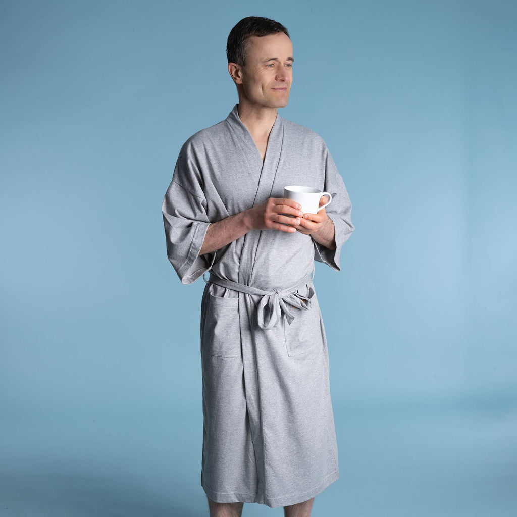 100% organic cotton house robe