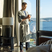 Load image into Gallery viewer, 100% organic cotton lounge robe