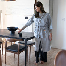 Load image into Gallery viewer, organic cotton bathrobe polyester-free
