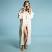 Load image into Gallery viewer, Organic cotton knit bathrobe unisex