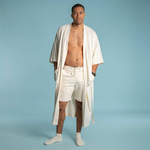 Load image into Gallery viewer, Chemical-free organic cotton knit bathrobe