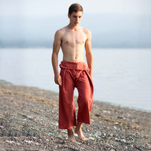 Load image into Gallery viewer, 100% organic cotton Thai fisherman&#39;s pants