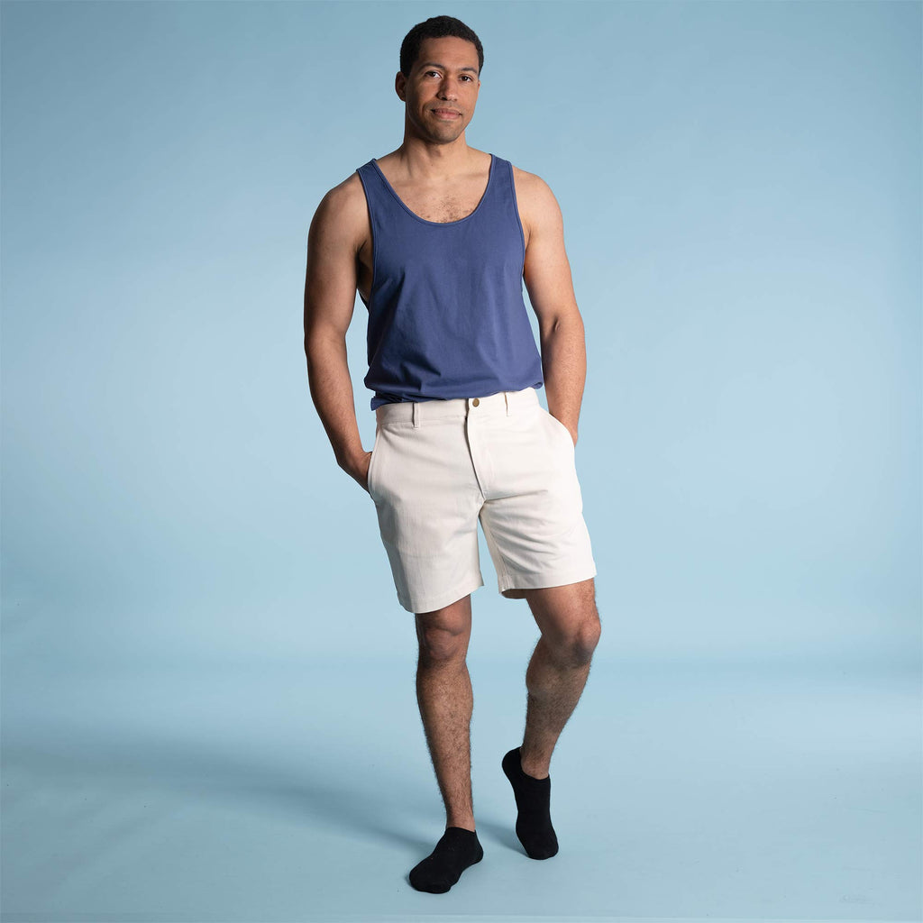 organic cotton athletic tank top