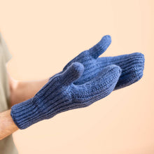 Load image into Gallery viewer, 100% organic merino wool mittens no polyester