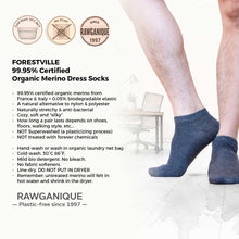 Load image into Gallery viewer, natural organic merino wool dress socks nylon-free polyester-free