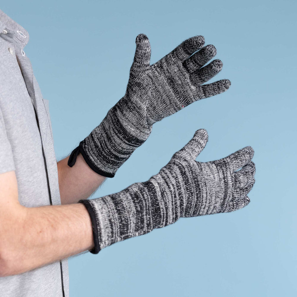 polyester-free 100% organic cotton gardening gloves