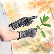 Load image into Gallery viewer, 100% certified organic cotton gardening gloves elastic-free plastic-free