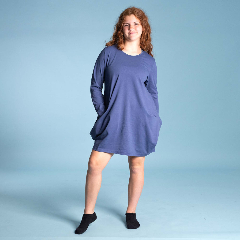 organic cotton knit dress