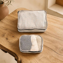 Load image into Gallery viewer, 100% organic cotton packing cube for travel organizing sorting