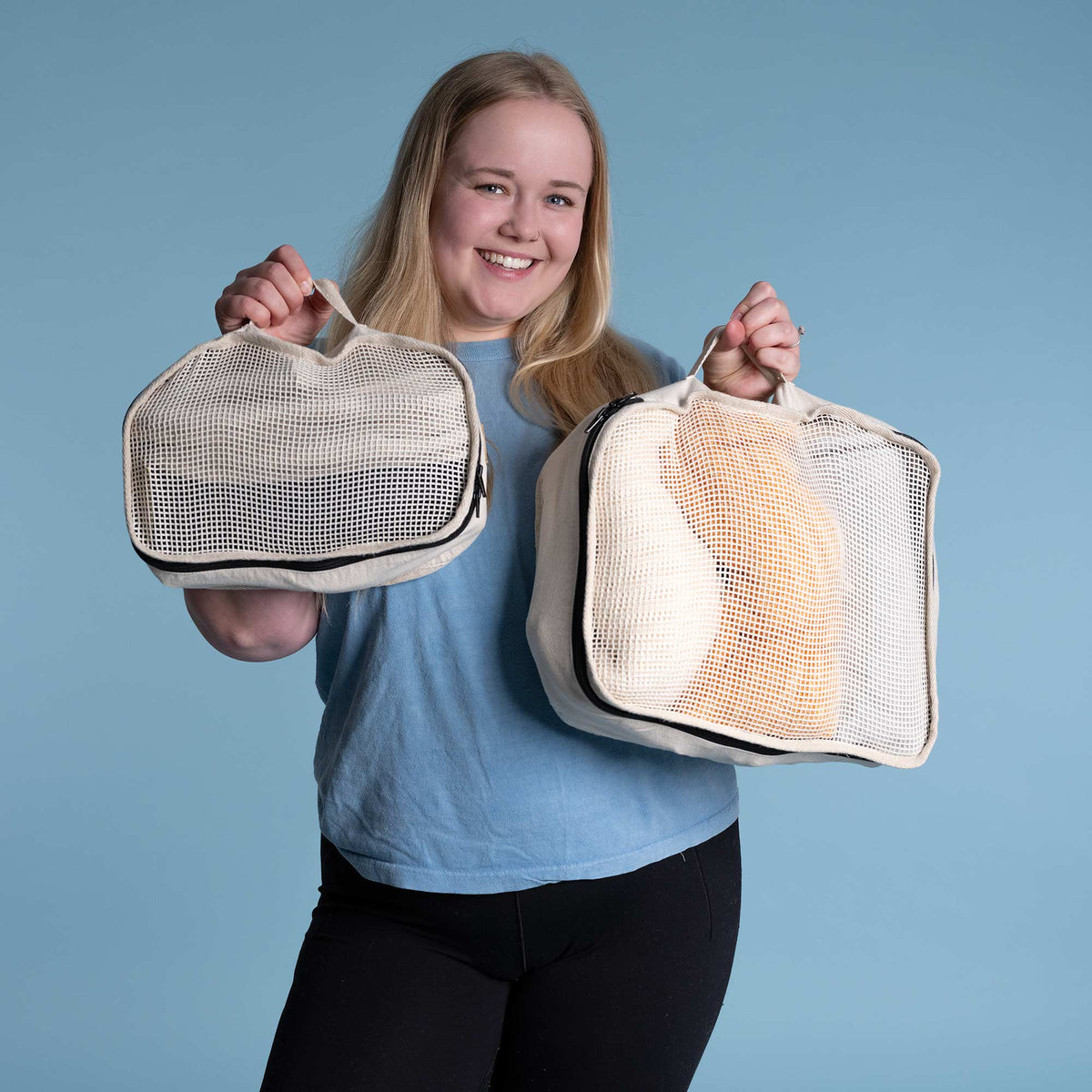 Plastic-free 100% Organic Cotton Packing Cubes Sweatshop-free – Rawganique