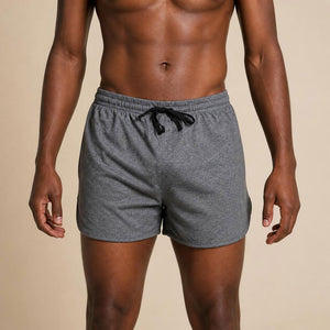 plastic-free 100% organic cotton fitness shorts