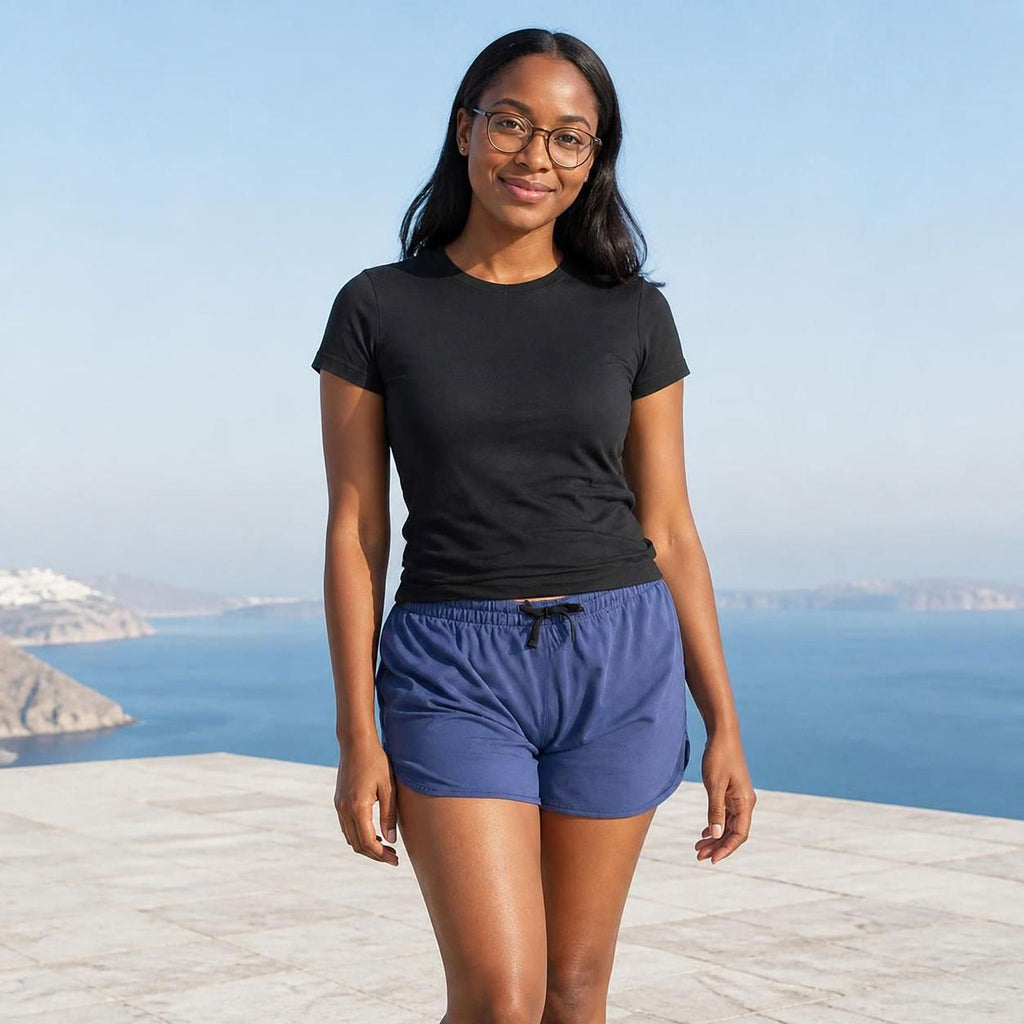 organic cotton workout shorts