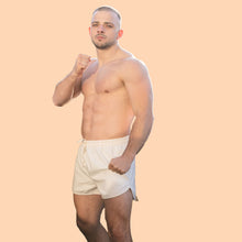 Load image into Gallery viewer, 100% organic cotton running shorts no polyester no synthetics