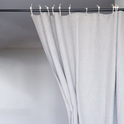 synthetics-free organic linen curtain