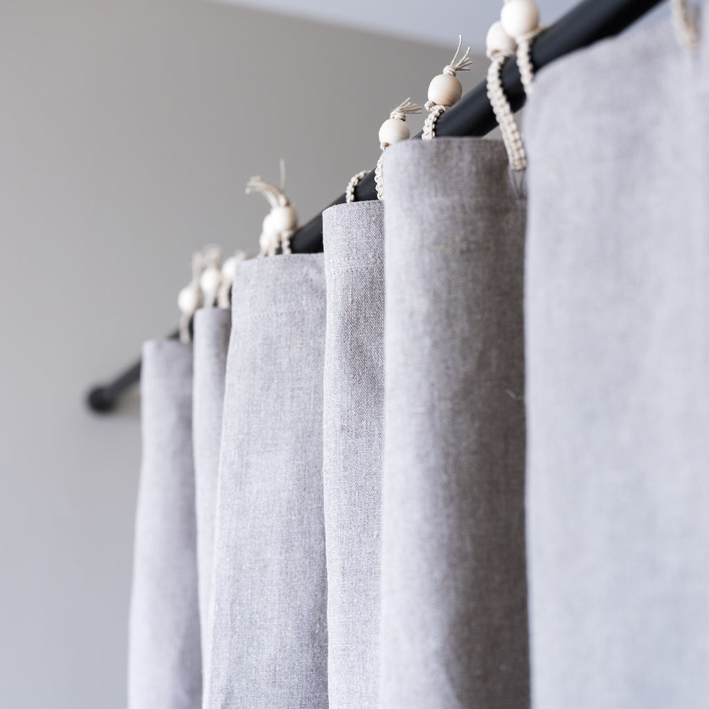 organic linen window treatments
