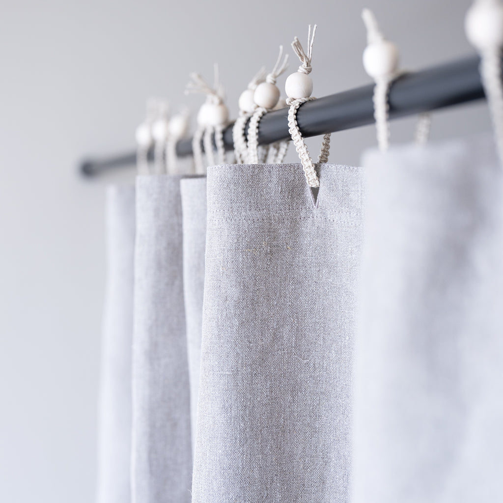 100% organic linen curtain