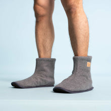 Load image into Gallery viewer, Organic cotton fleece house shoes