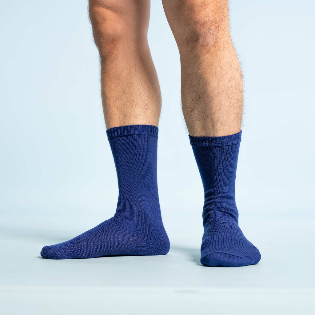 elastic-free organic merino wool socks