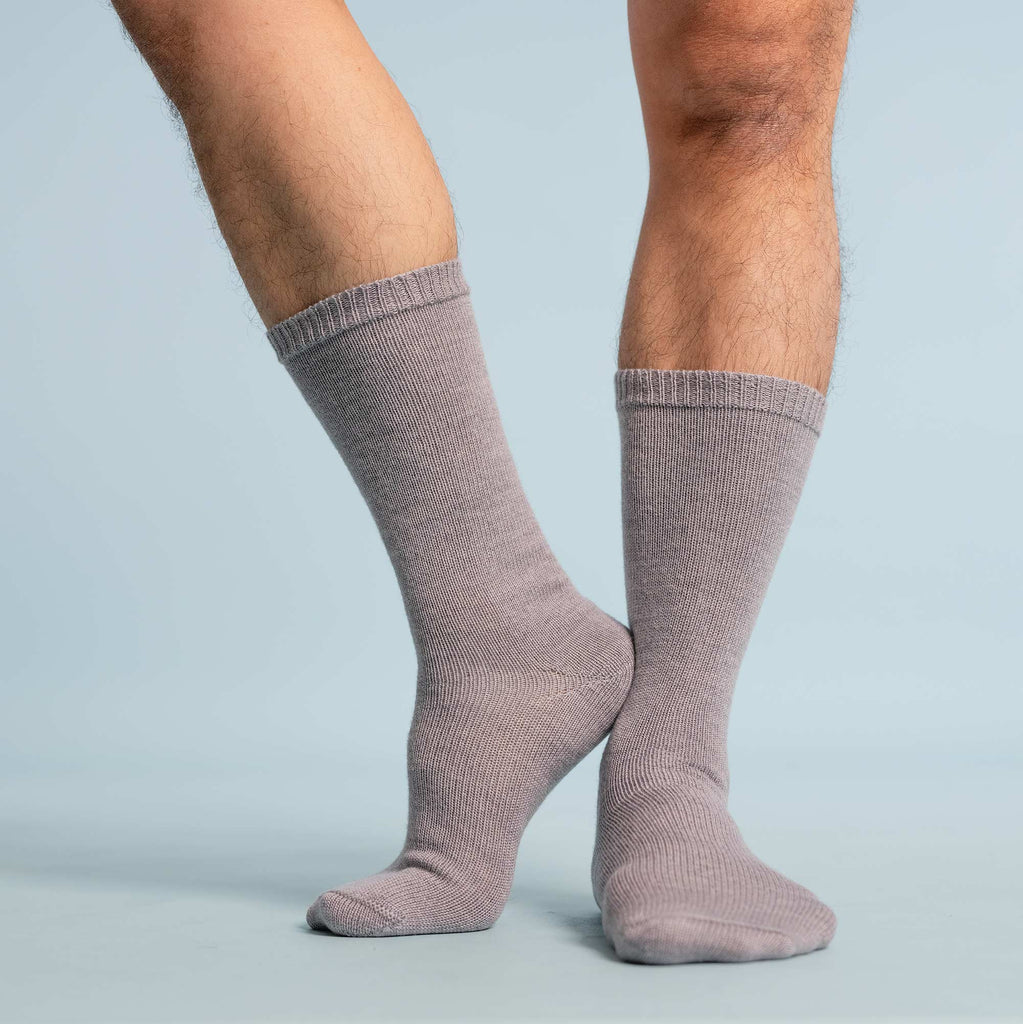 elastic-free 100% organic merino wool socks