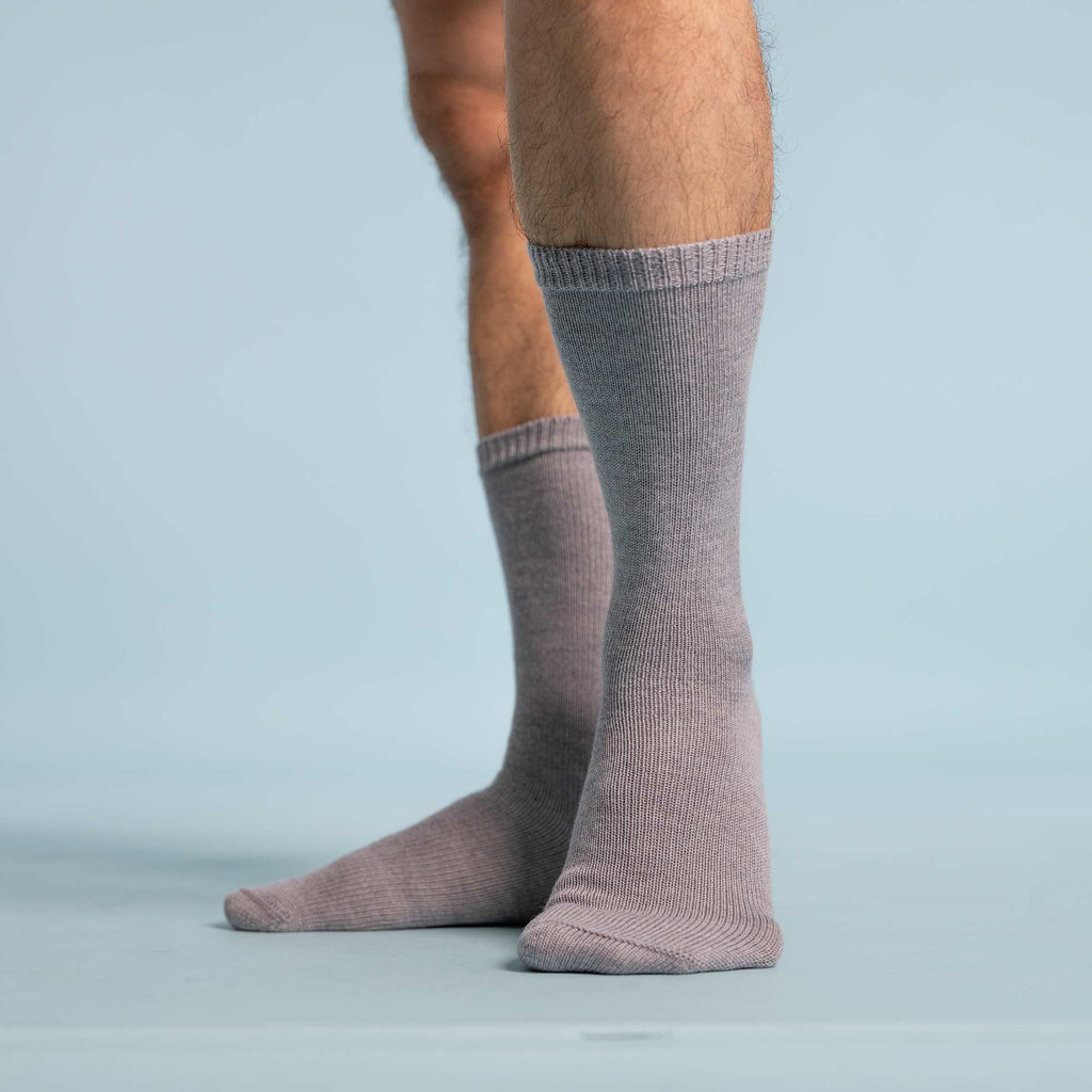 non-compression organic merino wool socks