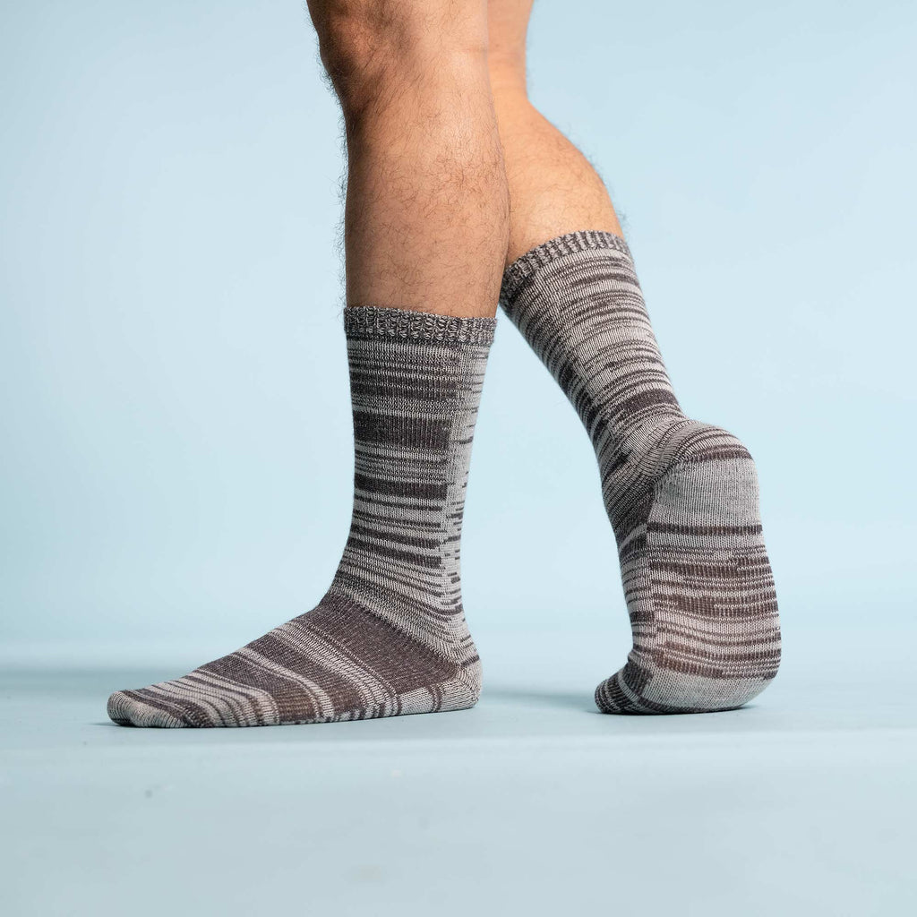 100% wool socks elastic-free biodegradable